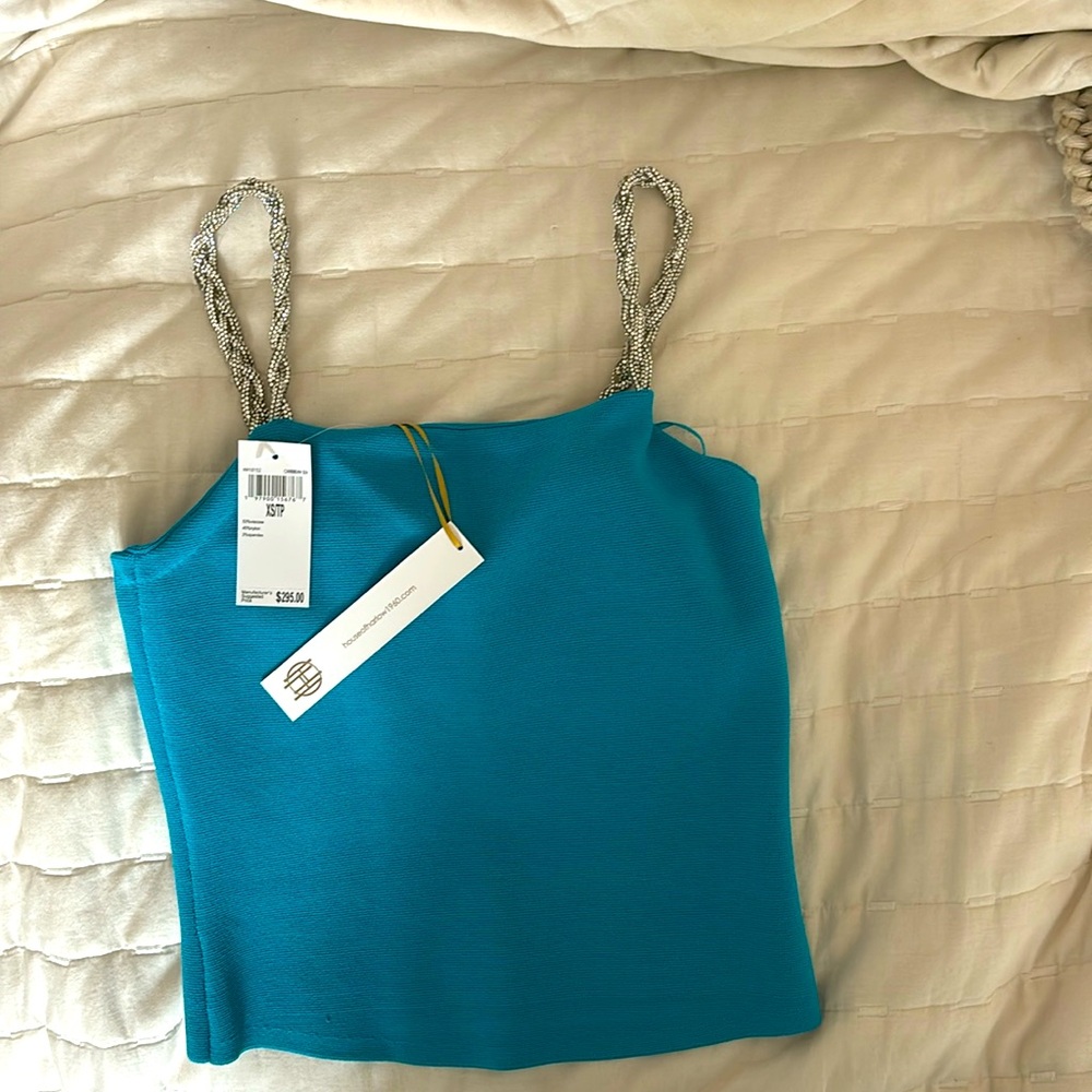 Brand new house of Harlow bandage style top . Never worn tags attached